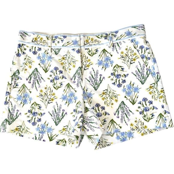 LOFT Bouquet Floral Colorful 3 Inch Riviera Shorts. 0 Petite. 0P. NWOT. - Picture 2 of 9